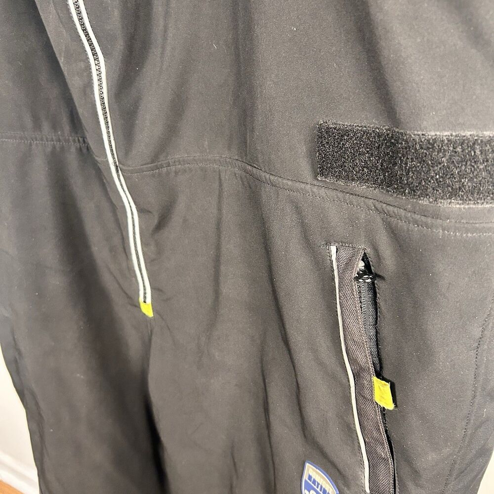 RefrigiWear 0795R Insulated Freezer Bib Overalls Black Size 5XL Cold Weather - Picture 8 of 14